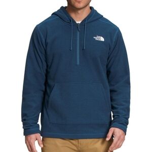 NWT Men's North Face Cap Rock 1/4 Zip Hoodie | Size L | Shady Blue